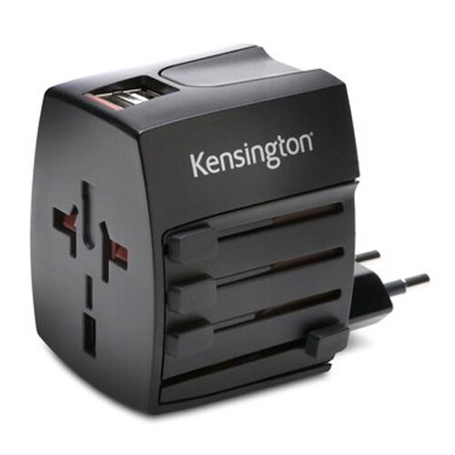 Adaptor Kensington international pentru calatorie, USB 2.4A
