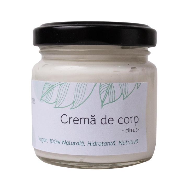 Crema de corp hidratanta, Aromaterre, Citrus, 100 ml