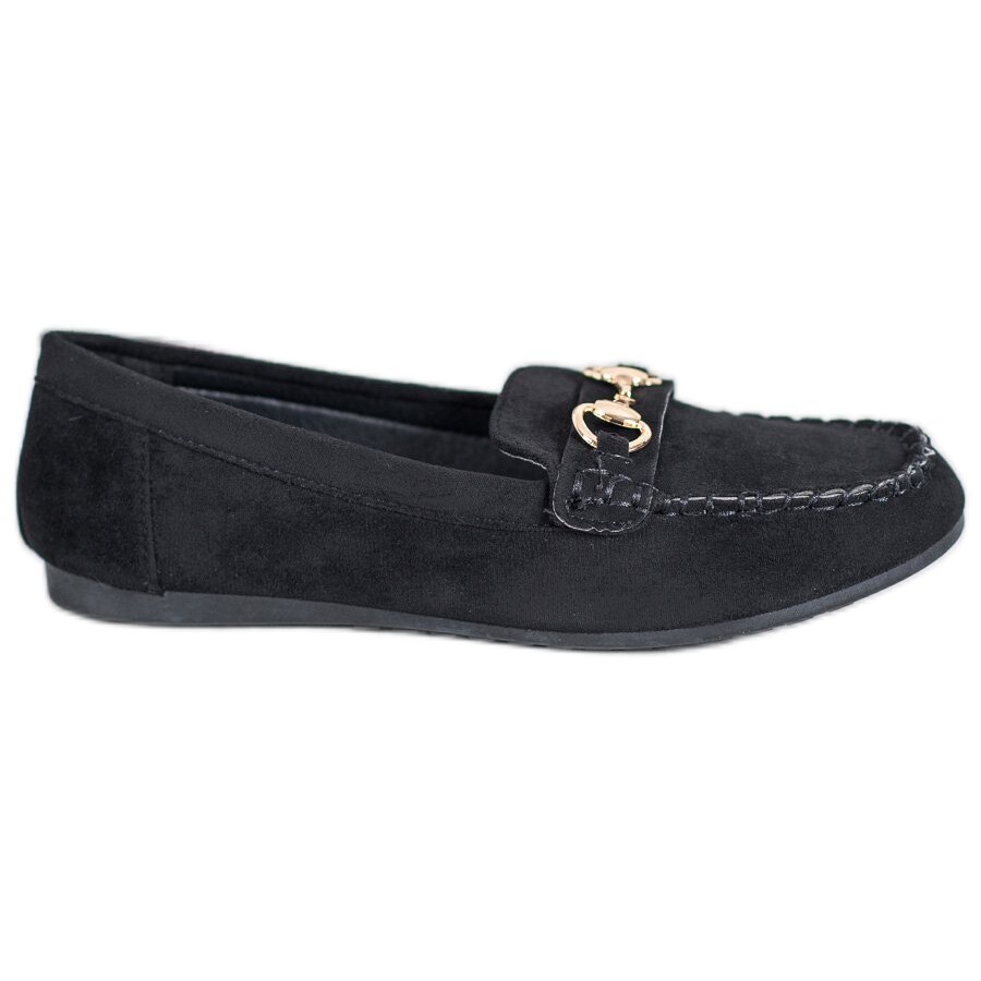 Mocasini dama Cm Paris, BM80348, negru