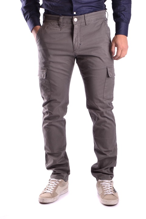 Pantaloni barbati sun68 PR017, Bumbac, Gri, 31 EU