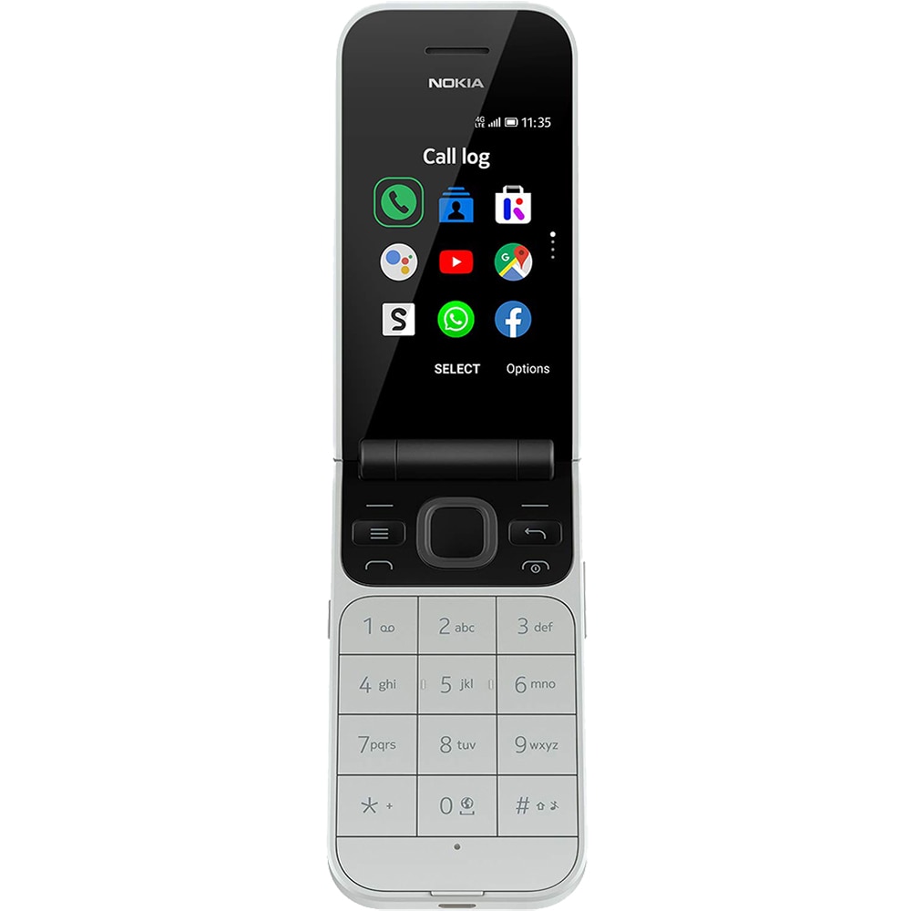 Telefon mobil Nokia 2720 Flip, Dual SIM, 2G, Grey - eMAG.ro