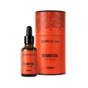 Ulei pentru barba Shine ZEW FOR MEN cu ulei de canepa, 30 ml Ulei pentru barba Shine ZEW FOR MEN cu ulei de canepa, 30 ml