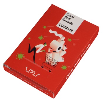 Joc de societate pentru adulti, Carti Anti Sociale, extensie COVID-19, 30 carti Joc de societate pentru adulti, Carti Anti Sociale, extensie COVID-19, 30 carti