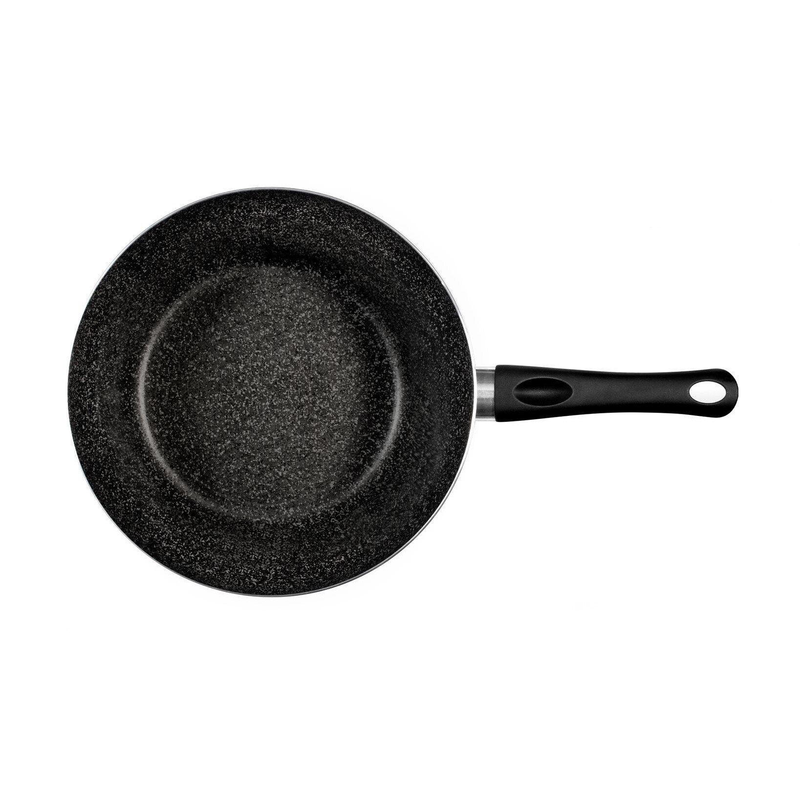 Wok antiaderent E'Green, cu invelis piatra diametru 28 cm