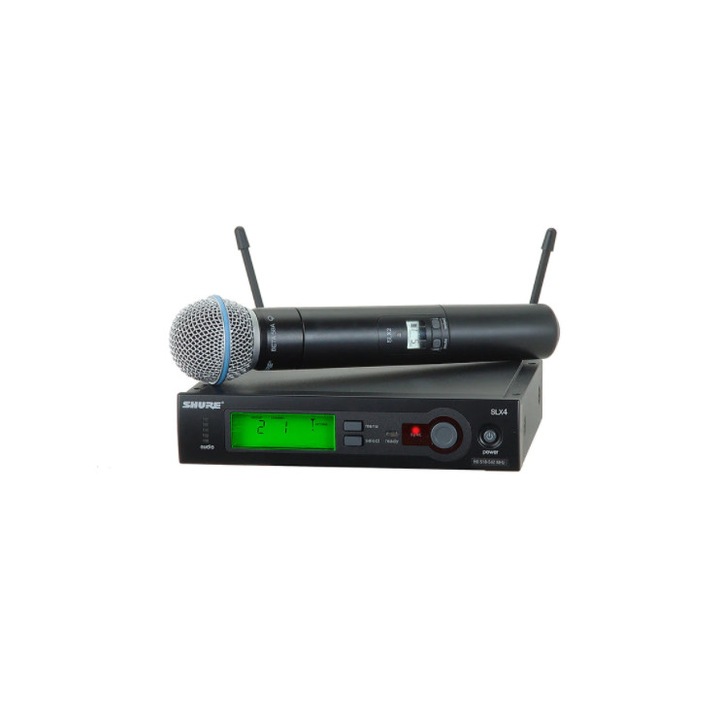 Hi-Fi аудио система, приемник, безжичен микрофон, автоматичен избор на честота, автоматична синхронизация, 45 Hz-15 kHz, черен