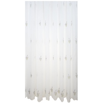 Perdea bucatarie lavanda, culoare alb, confectionata cu rejansa, L 150 cm x H 150 cm, by SereDesign Perdea bucatarie lavanda, culoare alb, confectionata cu rejansa, L 150 cm x H 150 cm, by SereDesign