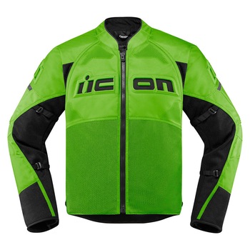Geaca moto textil Icon Contra2 Verde 4XL Geaca moto textil Icon Contra2 Verde 4XL