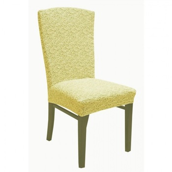 Set 6 huse scaun jacquard , Bej Set 6 huse scaun jacquard , Bej