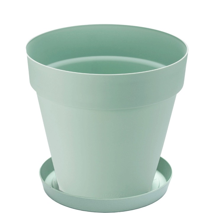 Ghiveci SERINOVA pentru flori YALI 46,5x42,5cm 46L culoare verde