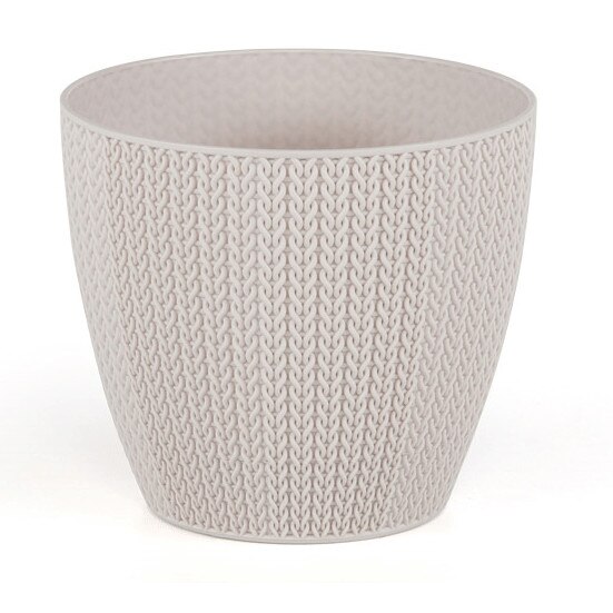 Ghiveci flori Sumela 14xh12cm 1,4lt bej