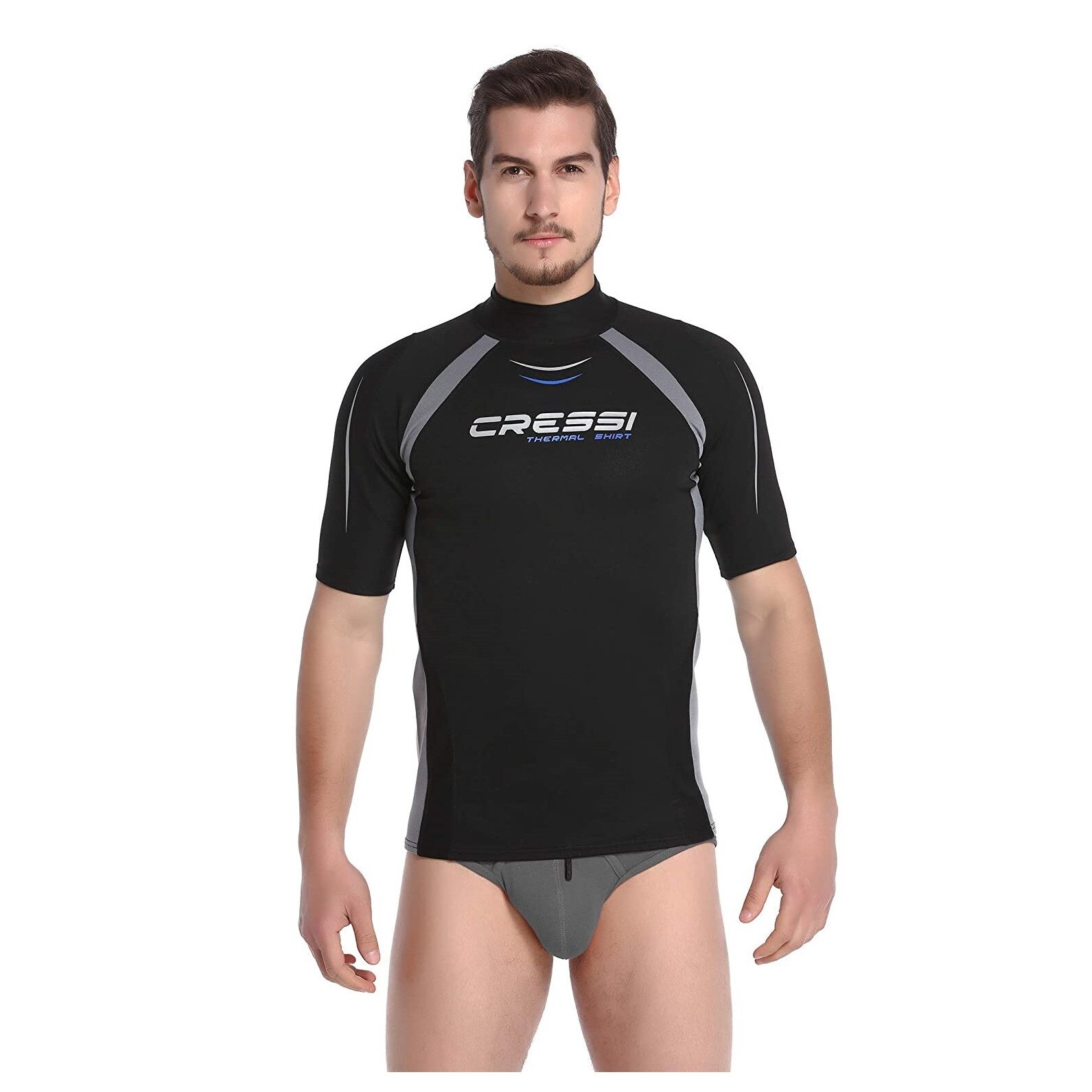 Bluza sport, Cressi, XLW495502, Negru/Gri