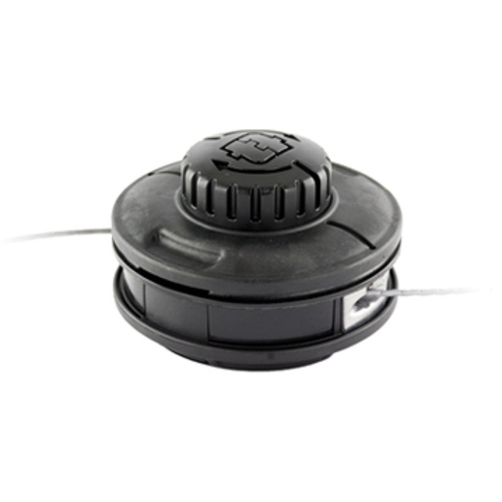 Cap cu fir dublu Tecomec EasyWork, grosime fir 2.4 mm, adaptor M10x1 LH.F, manson aluminiu, compatibil Stihl