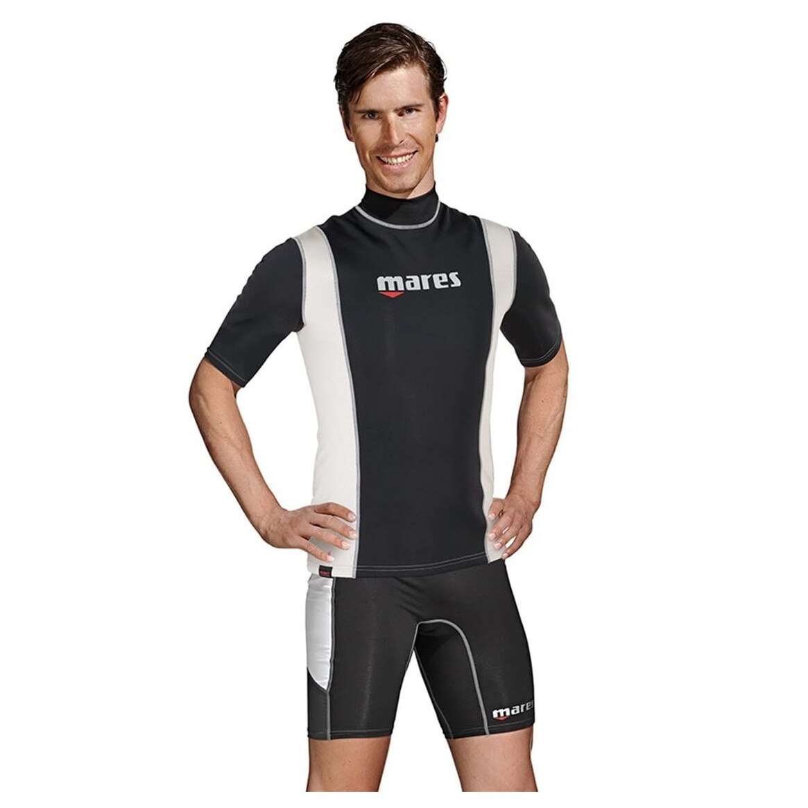 Bluza sport, Mares 482206-S, Negru/Gri, 36-38