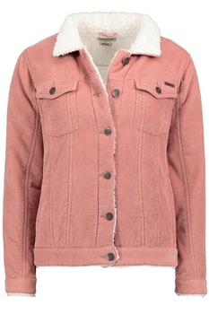 Geaca dama urban surface din catifea, Roz Geaca dama urban surface din catifea, Roz