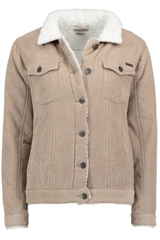 Geaca dama urban surface din catifea, Bej/Crem Geaca dama urban surface din catifea, Bej/Crem