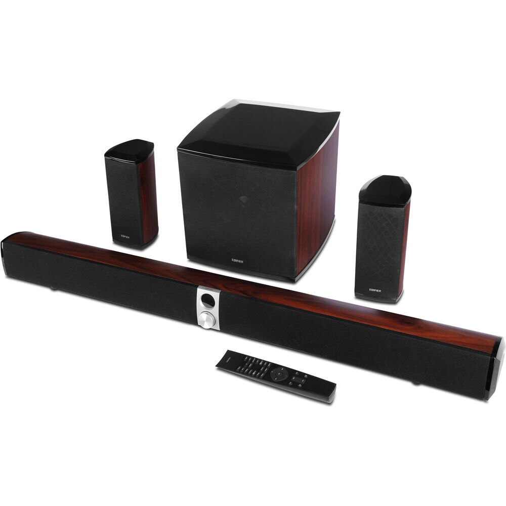 Sistem Soundbar cu subwoofer Edifier S90HD-BR, 202W, bluetooth, Maro