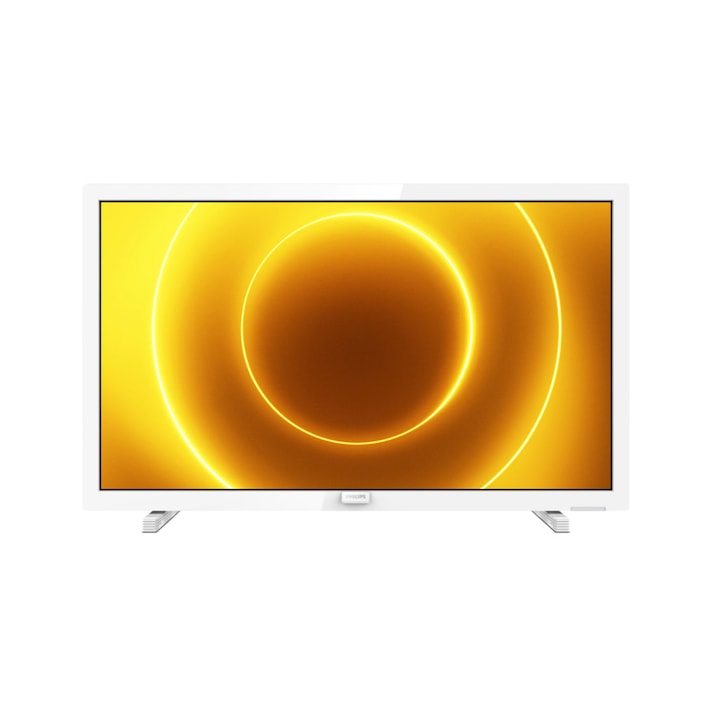 LED Full HD телевизор Philips с диагонал 60 см (24"), Clear Pixel Plus HD изображения, Резолюция 1920 x 1080 p, Обновяване 60 Hz, 4:3/16:9, Home бутон, 2x HDMI, 1x USB, Clear звук, сребро