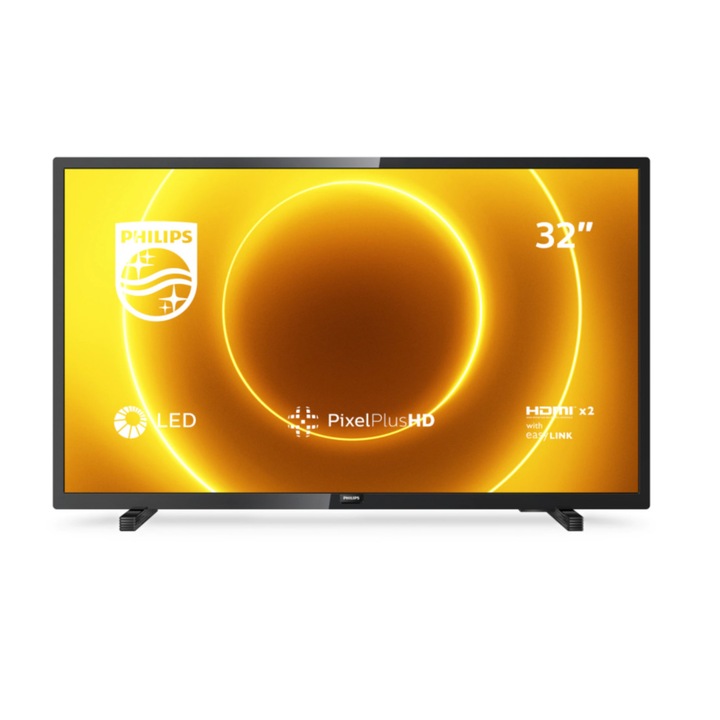 Televizor Philips LED Pixel Plus HD cu Diagonala 80 cm (32"), 1366 x 768p, 4:3/16:9, Inregistrare USB, Pauza TV, Autozoom/Superzoom, Culoare Negru