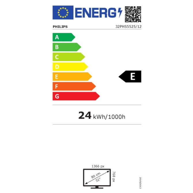 Televizor Philips LED Pixel Plus HD cu Diagonala 80 cm (32"), 1366 x 768p, 4:3/16:9, Inregistrare USB, Pauza TV, Autozoom/Superzoom, Culoare Negru