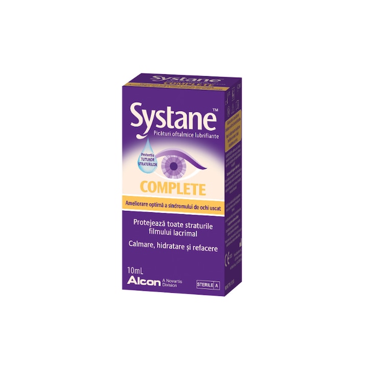 Picaturi de ochi Systane Complete, 10 ml