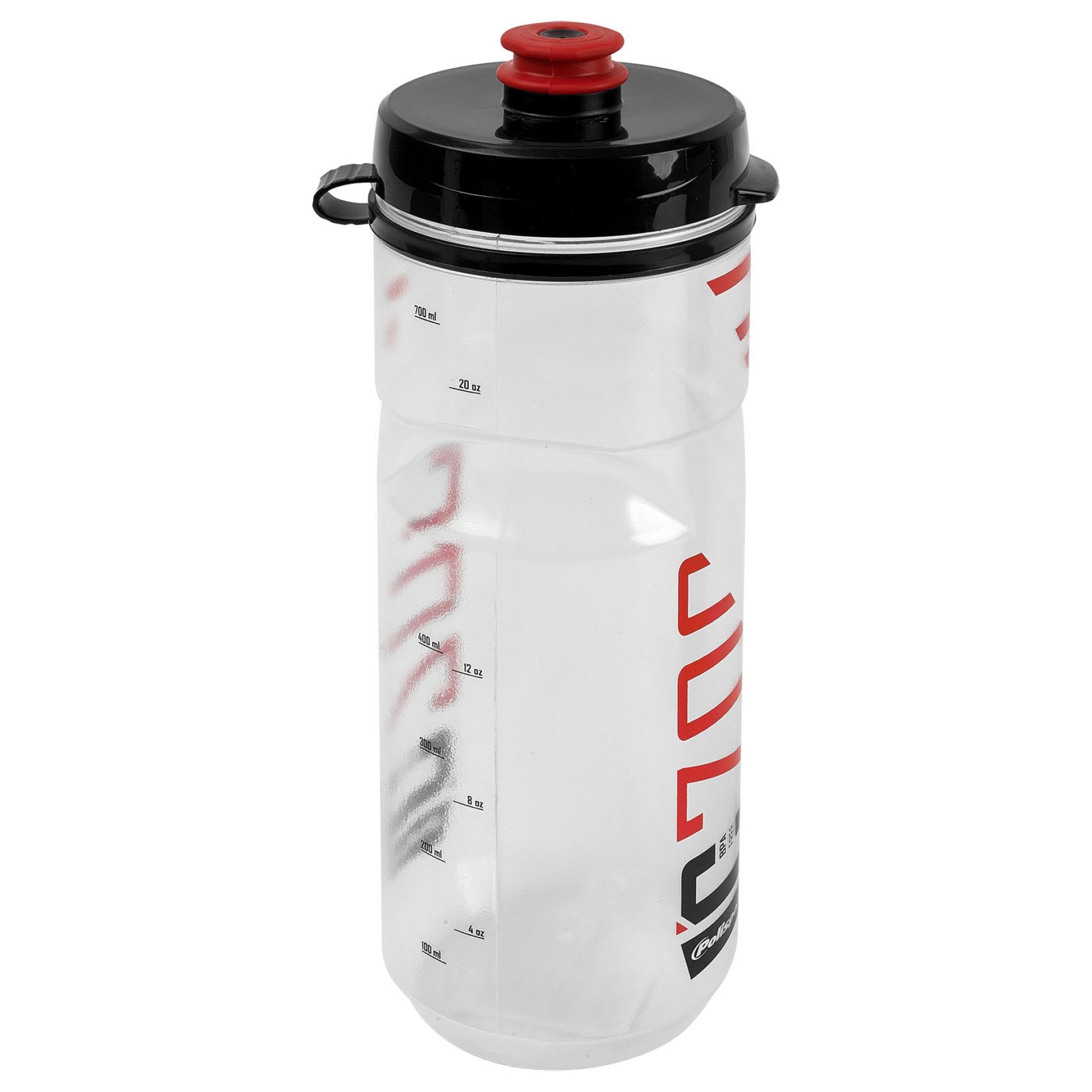 Bidon Apa Termos Polisport C700 - 700ml, Negru-Rosu