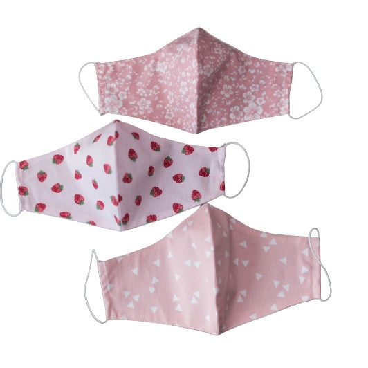 Set 3 masti de protectie ,reutilizabile,din bumbac 100%,certificate OEKO TEX,forma ergonomica, cu filtru de protectie