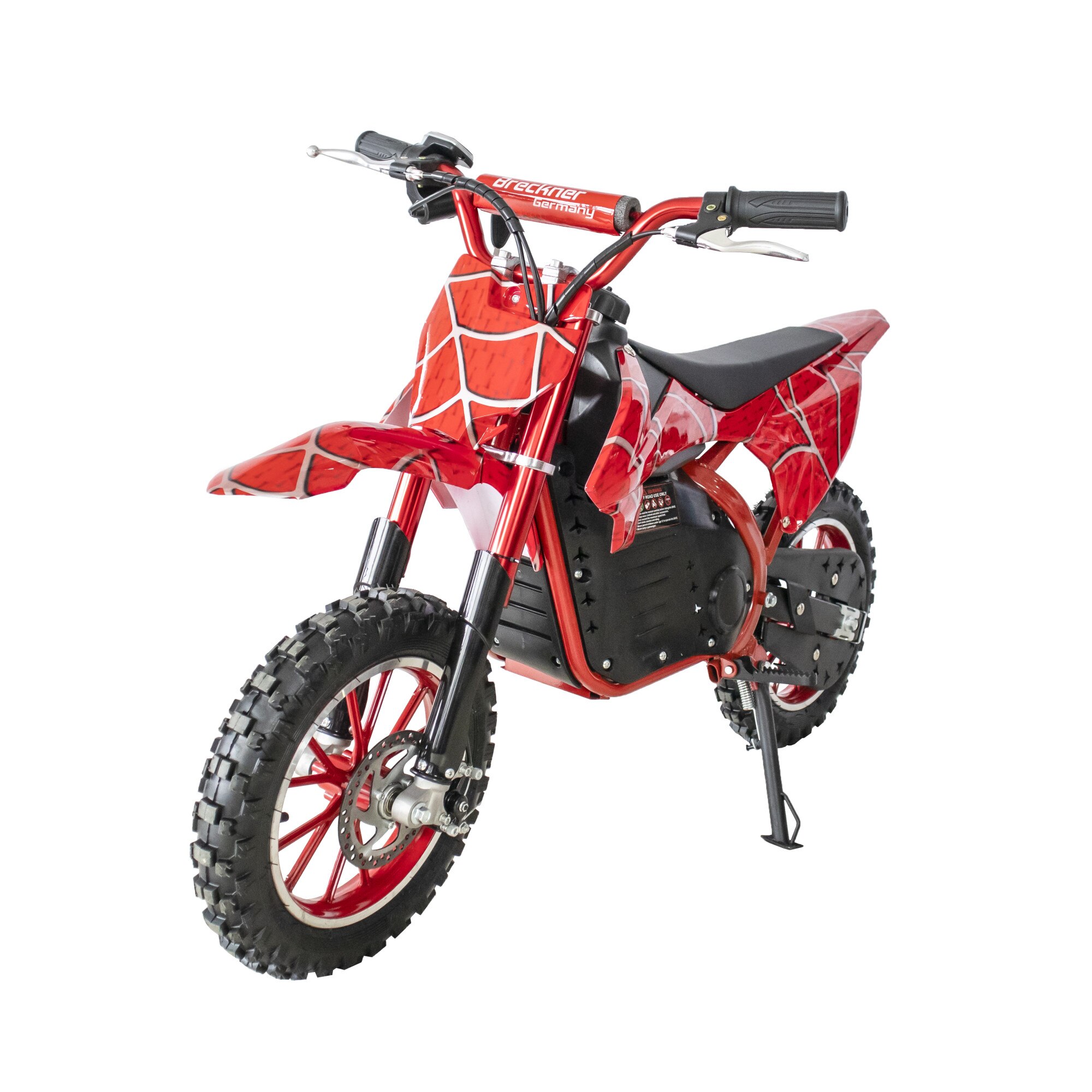 Minicross pe acumulatori Breckner MC 24-350-1 E, putere motor 350W, acumulatori de 24 V, 12Ah, culoarea rosu/negru