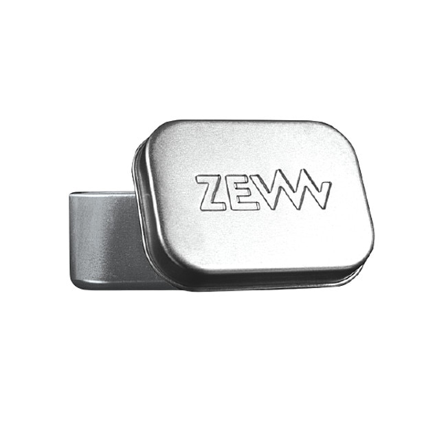 Sapuniera din aluminiu durabil, ZEW FOR MEN, 7.5 x 5.5 x 3.5 cm, 20 g