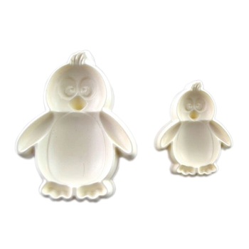 Forma de turnat din plastic DIY - pinguin, 2 piese Forma de turnat din plastic DIY - pinguin, 2 piese