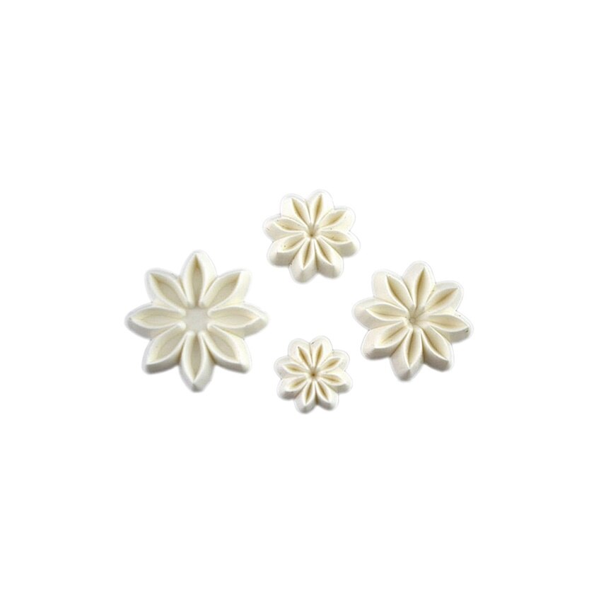 Forma de turnat din plastic DIY - margarete, 4 piese