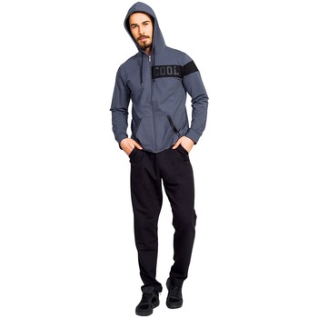 Trening Barbati, VNT by Vienetta, Model ' Cool ya' ', Culoare Gri/Negru Trening Barbati, VNT by Vienetta, Model ' Cool ya' ', Culoare Gri/Negru