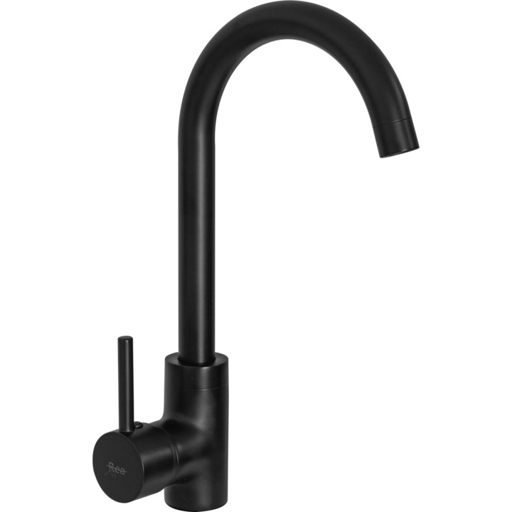 Смесител за кухня Rea Talisa Black High, Черен, Висок, Месинг
