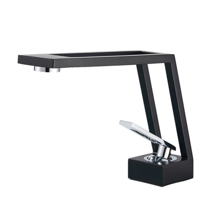 Blackswan fürdőszobai csaptelep, M26 típus, 15 cm, matt fekete