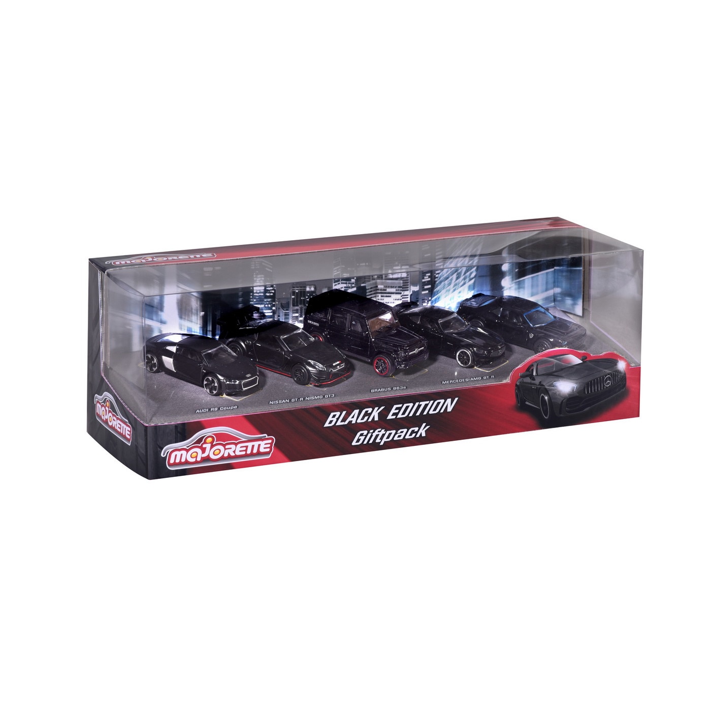 MAJORETTE SET 5 MASINUTE BLACK EDITION