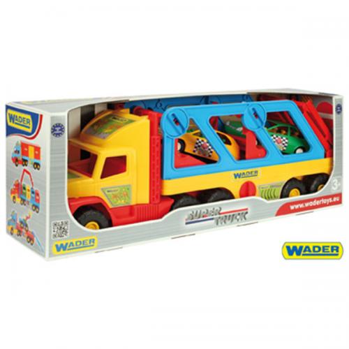 Super camion cu masini sport