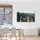 Tablou Canvas Premium ArtDeco, Ape curgatoare in padurile montane, Panza pe cadru de lemn, Decoratiuni Moderne pentru Casa, 70 x 100 cm