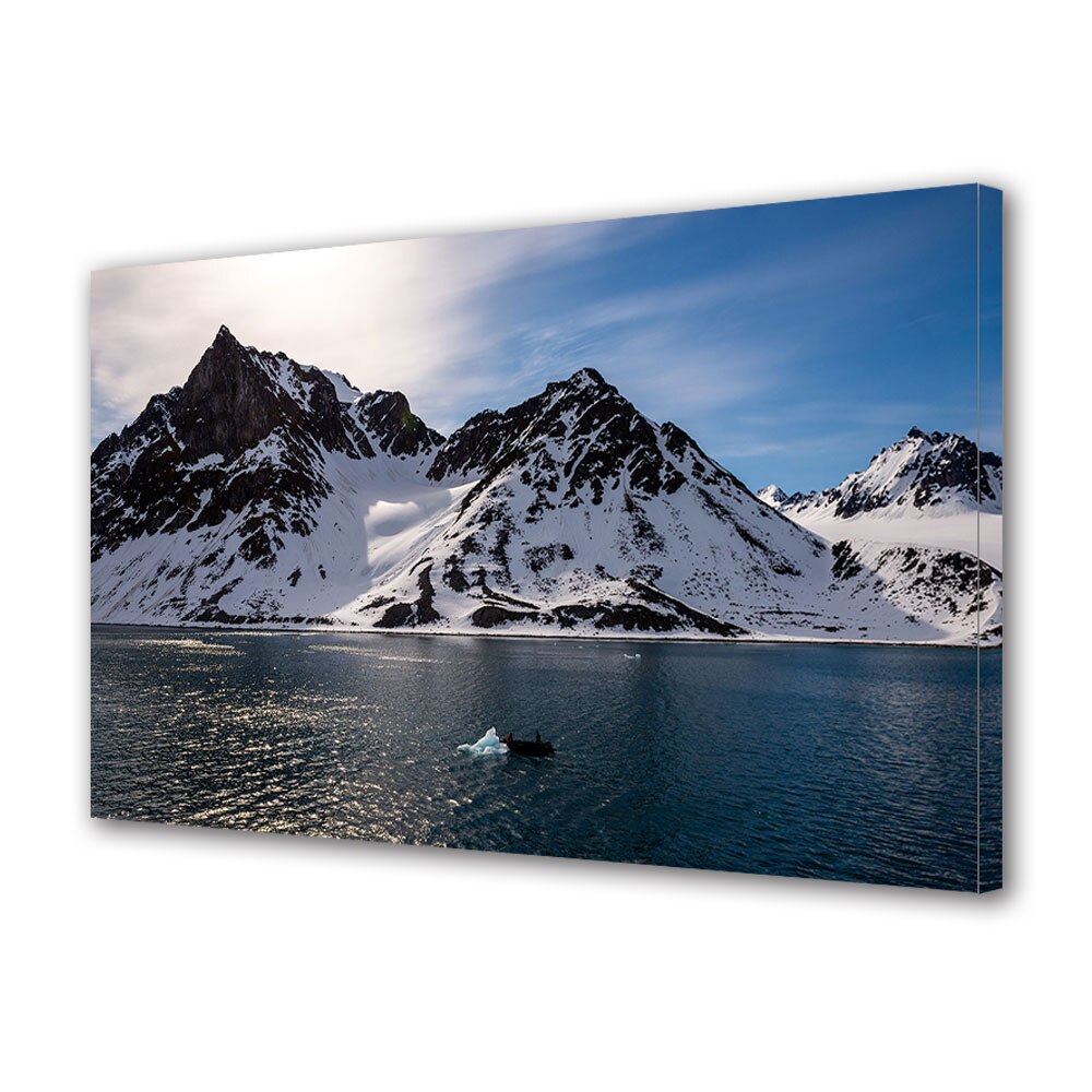 Tablou Canvas Premium ArtDeco, Taramul zapezilor de la malul oceanului, Panza pe cadru de lemn, Decoratiuni Moderne pentru Casa, 70 x 100 cm