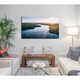 Tablou Canvas Premium ArtDeco, Rau la lumina blanda a soarelui, Panza pe cadru de lemn, Decoratiuni Moderne pentru Casa, 70 x 100 cm