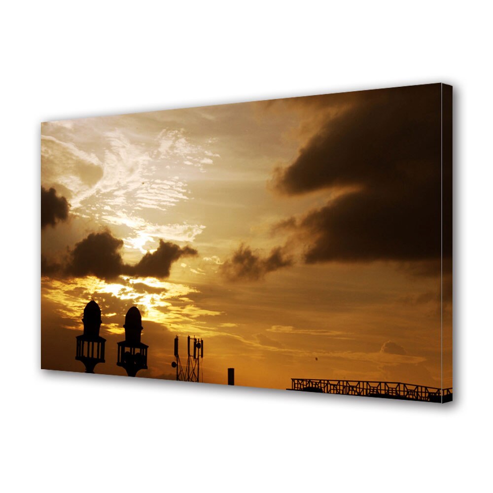 Tablou Canvas Premium ArtDeco, Vazduh la lasarea serii, Panza pe cadru de lemn, Decoratiuni Moderne pentru Casa, 30 x 45 cm