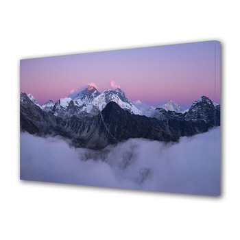 Tablou Canvas Premium ArtDeco, Deasupra norilor, Panza pe cadru de lemn, Decoratiuni Moderne pentru Casa, 50 x 70 cm Tablou Canvas Premium ArtDeco, Deasupra norilor, Panza pe cadru de lemn, Decoratiuni Moderne pentru Casa, 50 x 70 cm