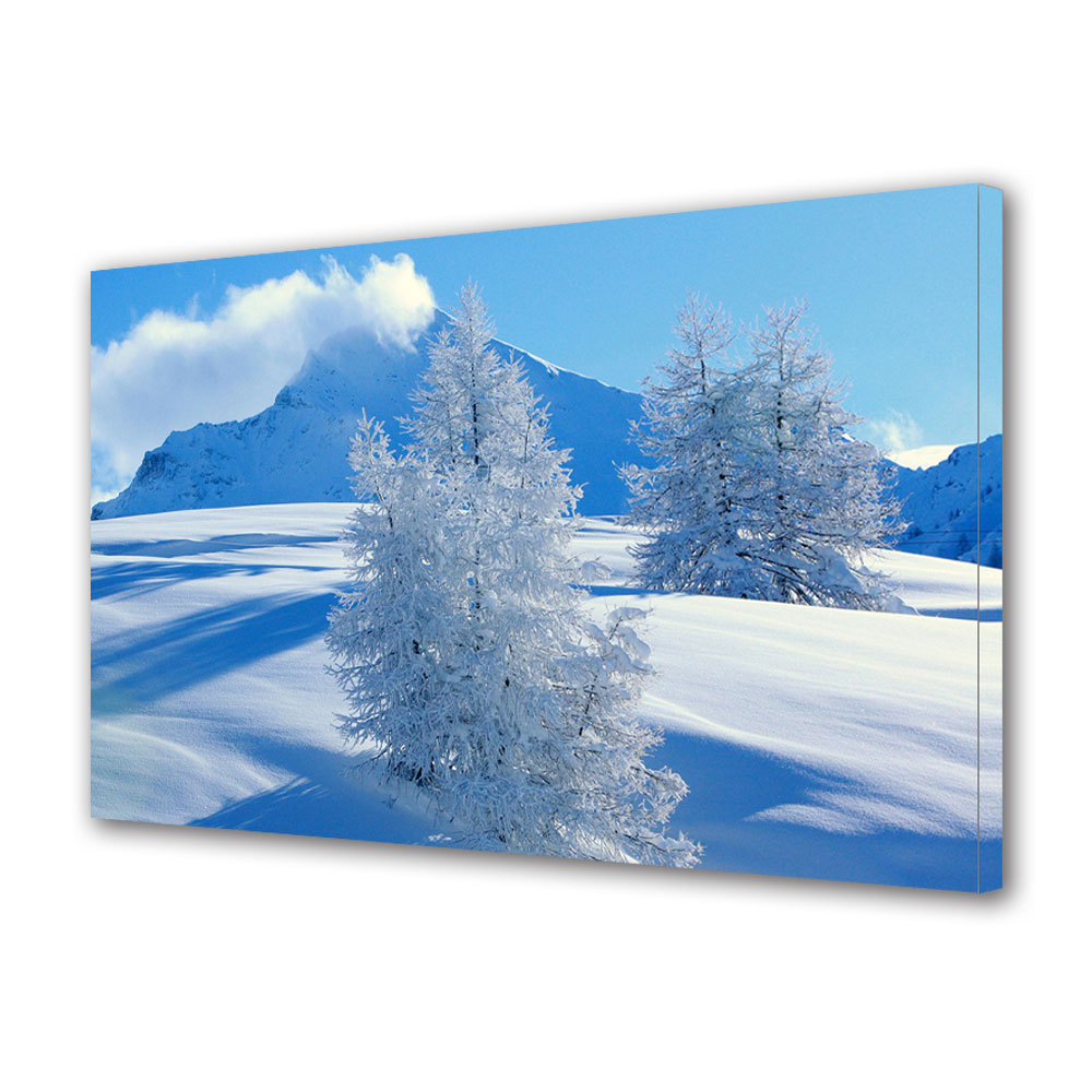 Tablou Canvas Premium ArtDeco, Zapada la inaltime in lumina soarelui, Panza pe cadru de lemn, Decoratiuni Moderne pentru Casa, 80 x 120 cm