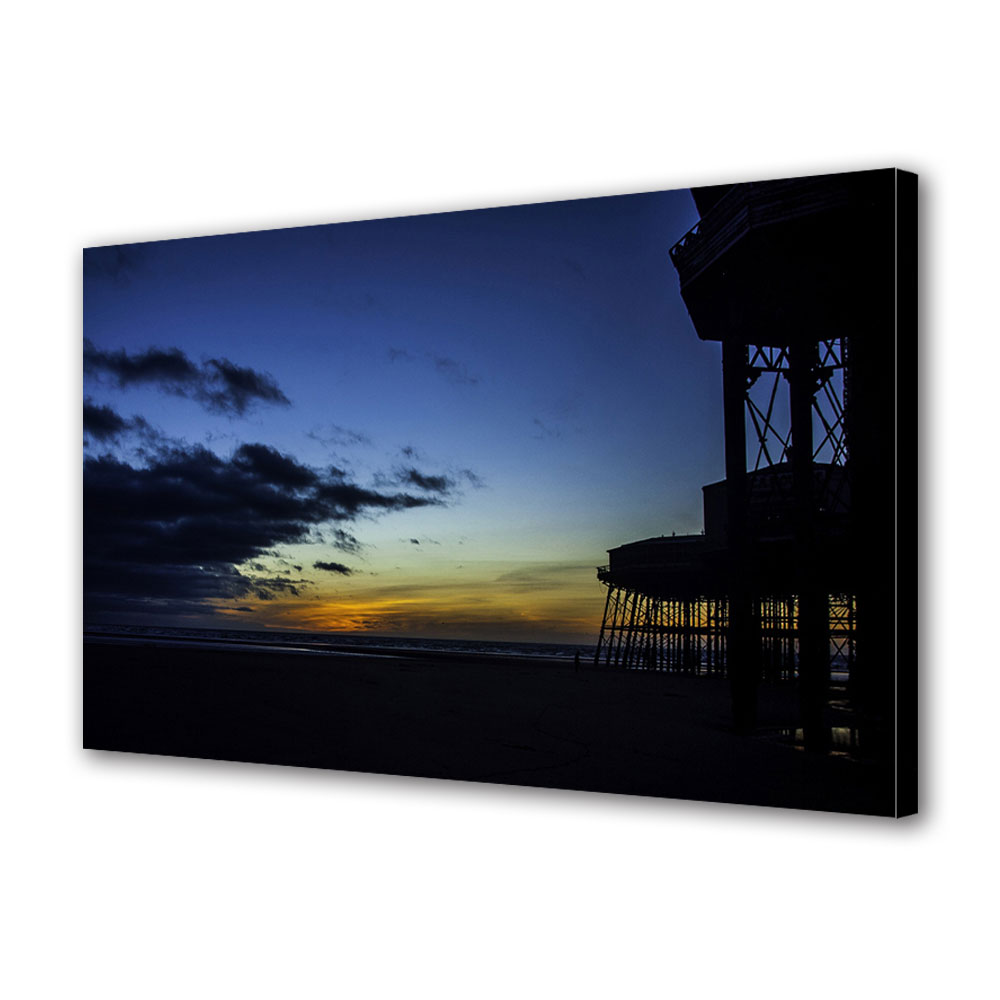 Tablou Canvas Premium ArtDeco, Cer luminos in zare, Panza pe cadru de lemn, Decoratiuni Moderne pentru Casa, 30 x 45 cm