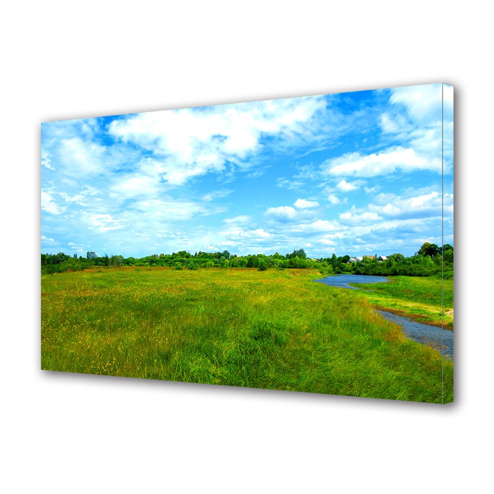 Tablou Canvas Premium ArtDeco, Lunca inverzita, Panza pe cadru de lemn, Decoratiuni Moderne pentru Casa, 80 x 120 cm