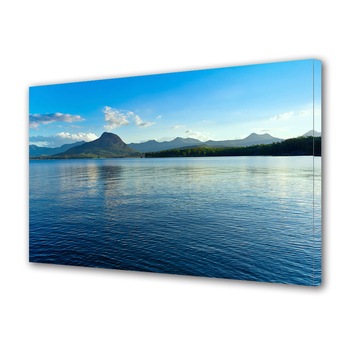 Tablou Canvas Premium ArtDeco, Lac linistit, Panza pe cadru de lemn, Decoratiuni Moderne pentru Casa, 30 x 45 cm Tablou Canvas Premium ArtDeco, Lac linistit, Panza pe cadru de lemn, Decoratiuni Moderne pentru Casa, 30 x 45 cm