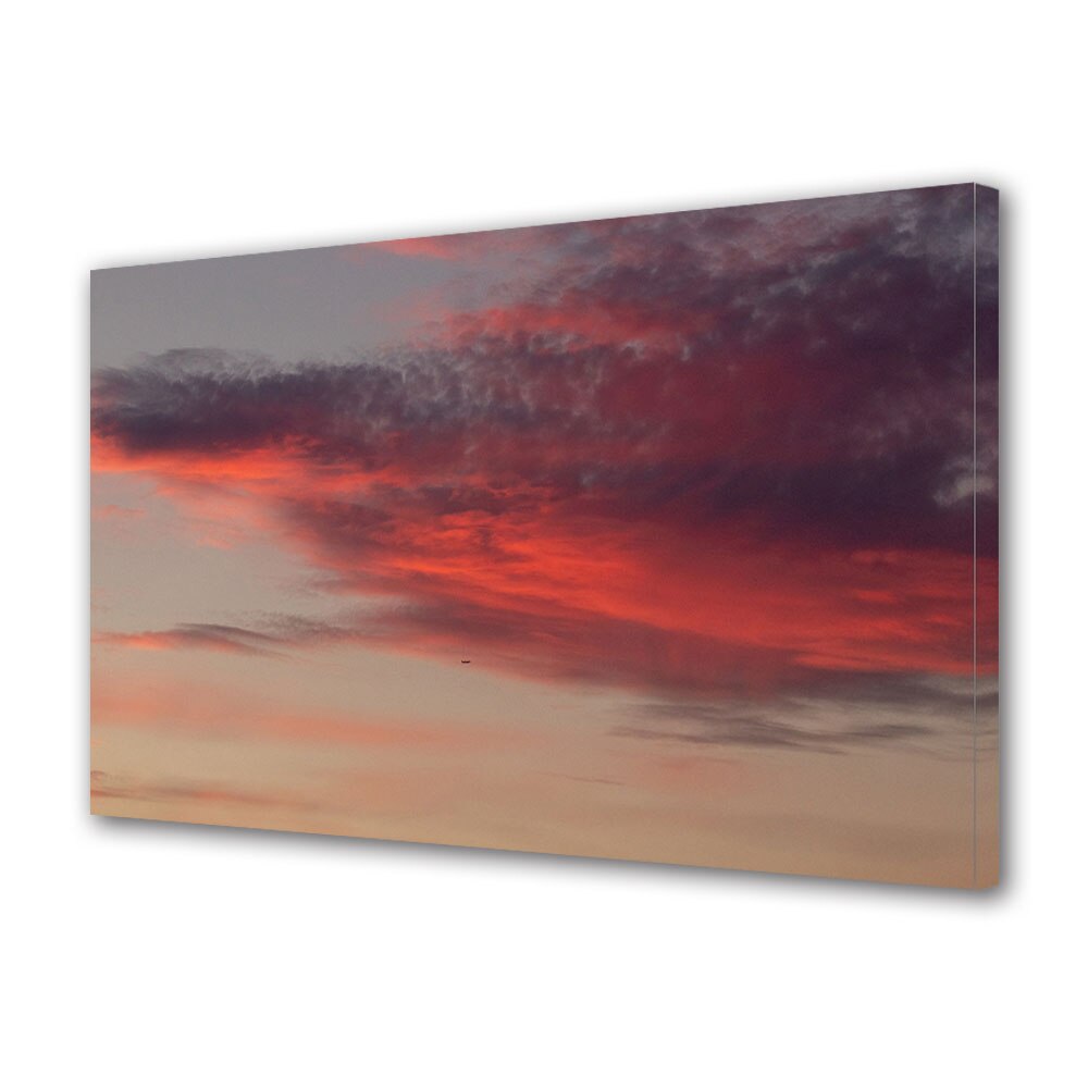 Tablou Canvas Premium ArtDeco, Nori de foc, Panza pe cadru de lemn, Decoratiuni Moderne pentru Casa, 80 x 120 cm