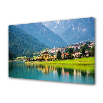 Tablou Canvas Premium ArtDeco, Sat la munte in Italia, Panza pe cadru de lemn, Decoratiuni Moderne pentru Casa, 30 x 45 cm Tablou Canvas Premium ArtDeco, Sat la munte in Italia, Panza pe cadru de lemn, Decoratiuni Moderne pentru Casa, 30 x 45 cm