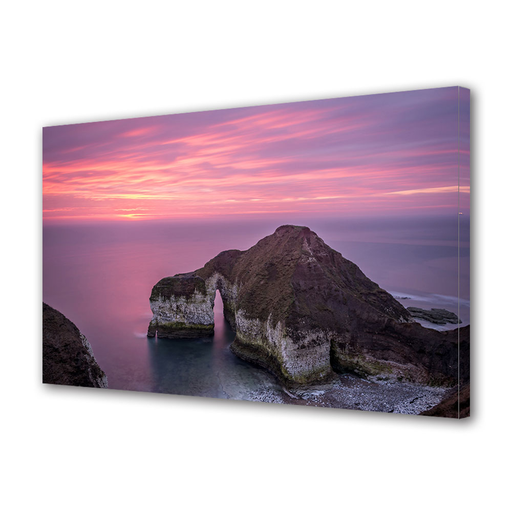 Tablou Canvas Premium ArtDeco, Violet cald, Panza pe cadru de lemn, Decoratiuni Moderne pentru Casa, 40 x 60 cm