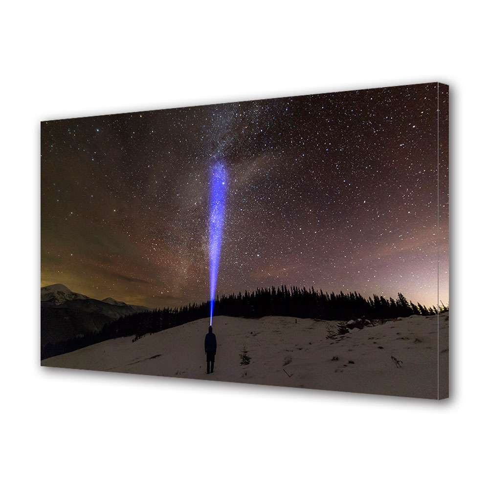 Tablou Canvas Premium ArtDeco, Cer instelat, Panza pe cadru de lemn, Decoratiuni Moderne pentru Casa, 80 x 120 cm