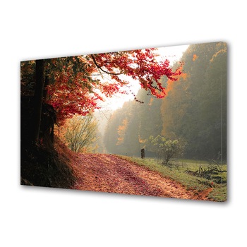 Tablou Canvas Premium ArtDeco, Plimbare la marginea padurii rosiatice, Panza pe cadru de lemn, Decoratiuni Moderne pentru Casa, 30 x 45 cm Tablou Canvas Premium ArtDeco, Plimbare la marginea padurii rosiatice, Panza pe cadru de lemn, Decoratiuni Moderne pentru Casa, 30 x 45 cm