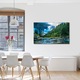 Tablou Canvas Led cu Intrerupator, Luminos in Intuneric, Premium, Art Star, Parau alert, Panza pe cadru de lemn, Decoratiuni Moderne pentru Casa, 70 x 100 cm
